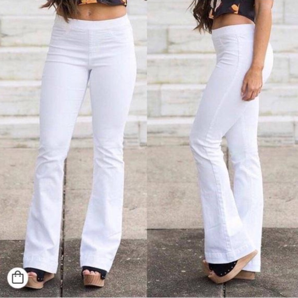 Cello White Flare Jeans